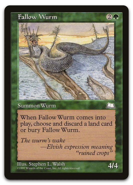 Fallow Wurm (Weatherlight)