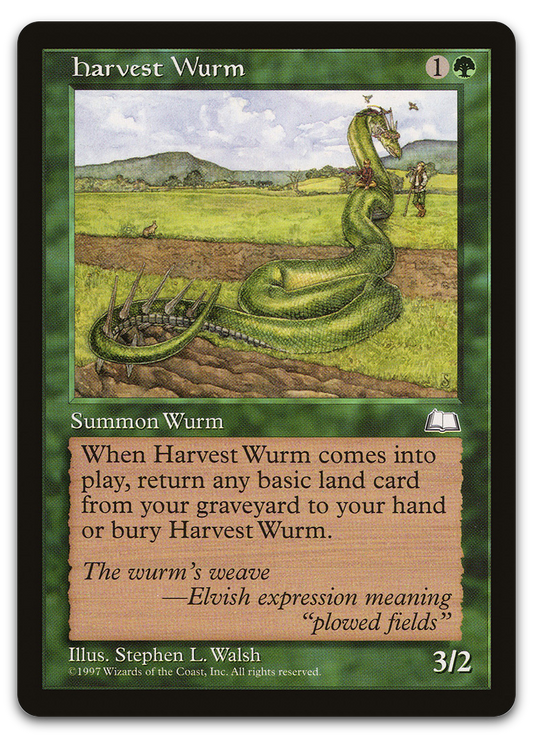 Harvest Wurm (Weatherlight)