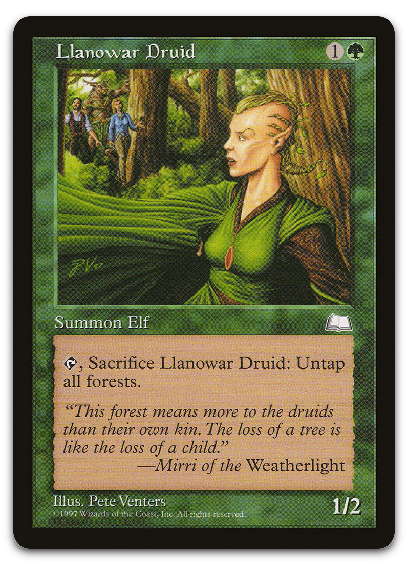 Llanowar Druid (Weatherlight)