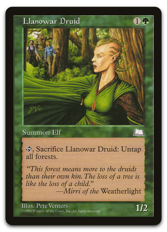 Llanowar Druid (Weatherlight)