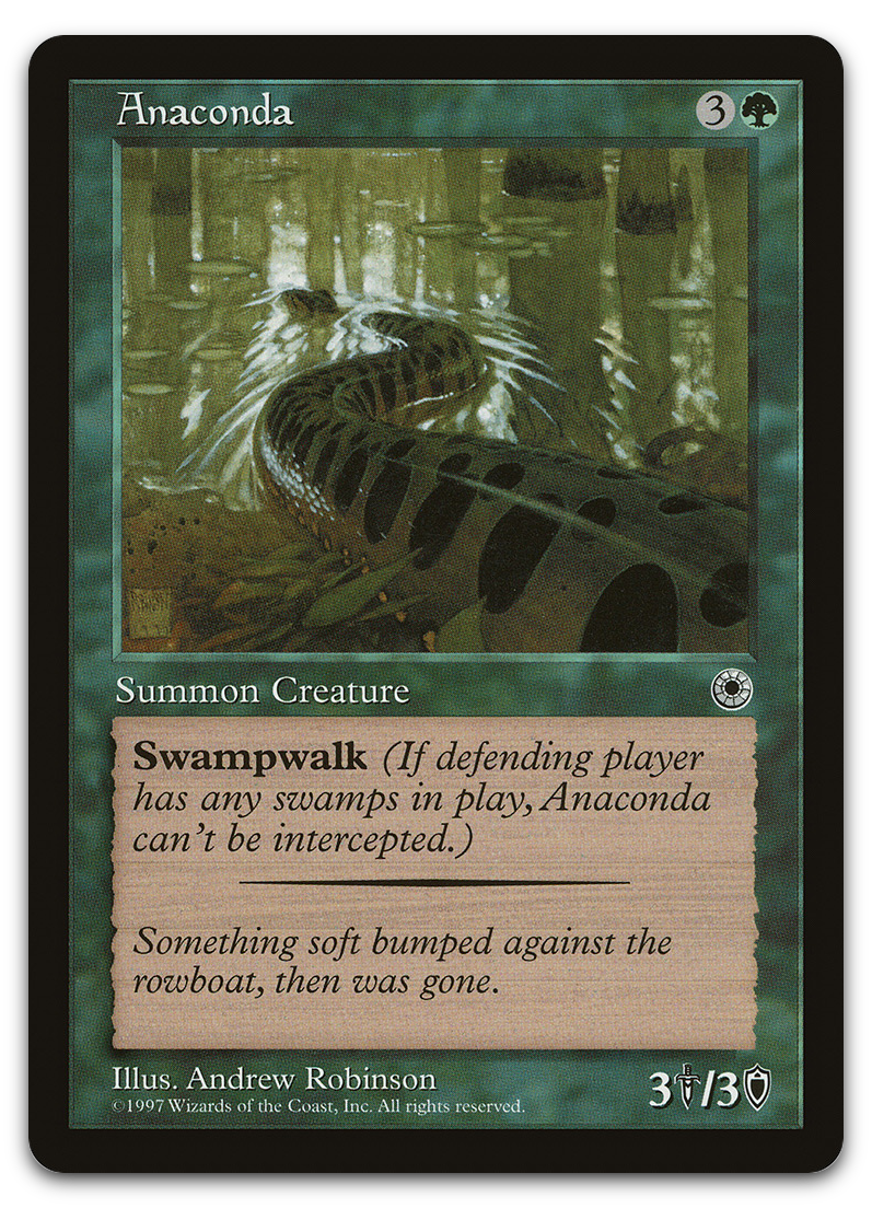 Anaconda (Flavor Text) (Portal)