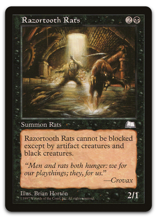 Razortooth Rats (Weatherlight)