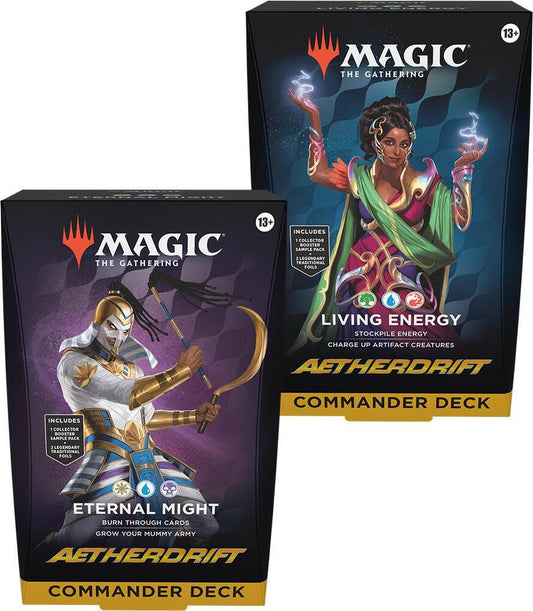 Aetherdrift Commander Deck Case (set of 4 decks)