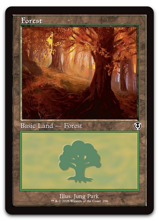 Forest (296) (Retro Frame) (Innistrad Remastered)