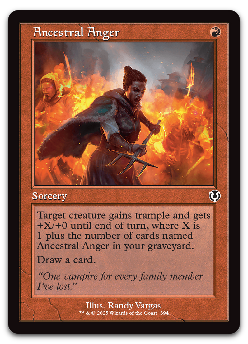 Ancestral Anger (Retro Frame) (Innistrad Remastered)