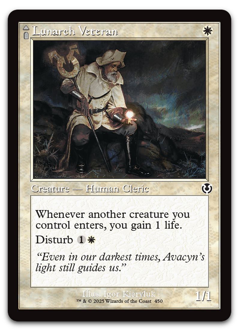 Lunarch Veteran (Retro Frame) (Innistrad Remastered)