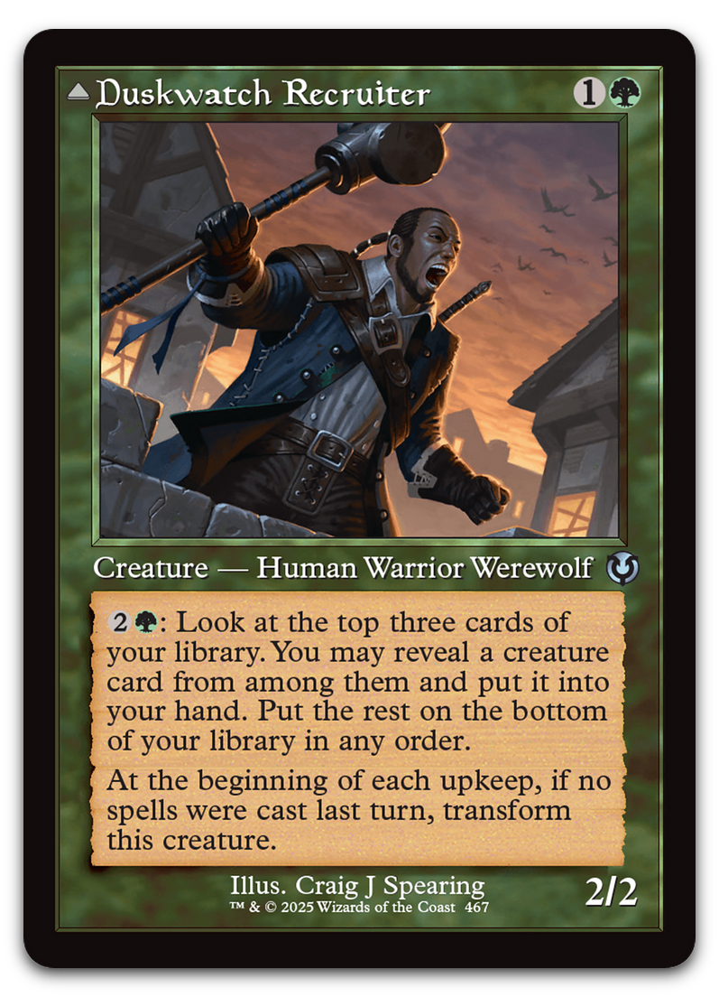 Duskwatch Recruiter (Retro Frame) (Innistrad Remastered)