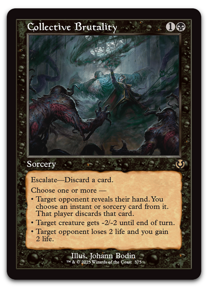 Collective Brutality (Retro Frame) (Innistrad Remastered)