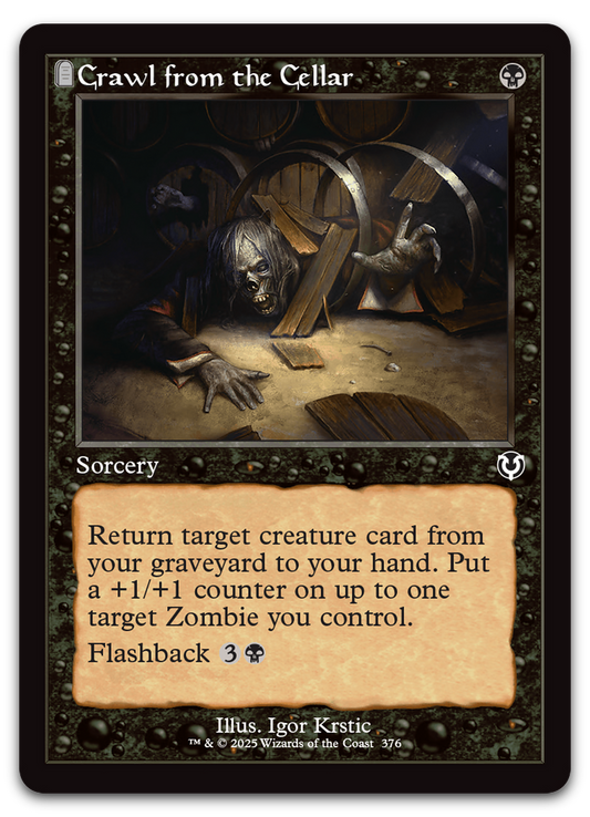 Crawl from the Cellar (Retro Frame) (Innistrad Remastered)