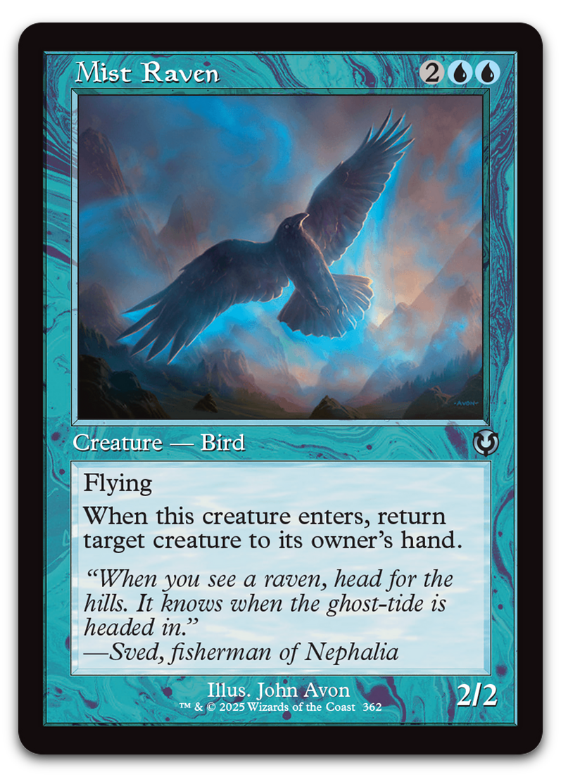 Mist Raven (Retro Frame) (Innistrad Remastered)
