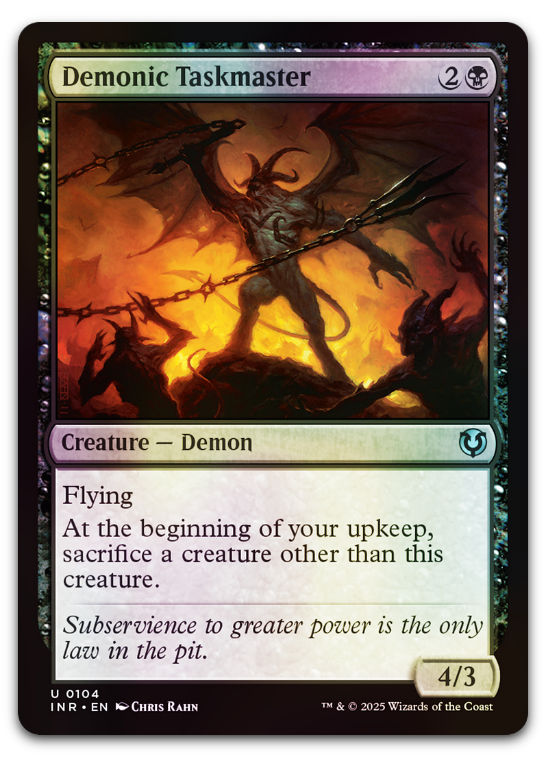 Demonic Taskmaster (Innistrad Remastered)