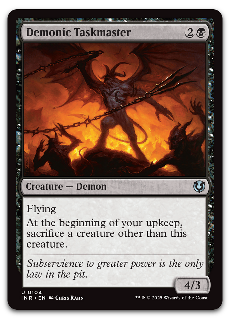 Demonic Taskmaster (Innistrad Remastered)