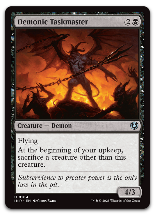 Demonic Taskmaster (Innistrad Remastered)