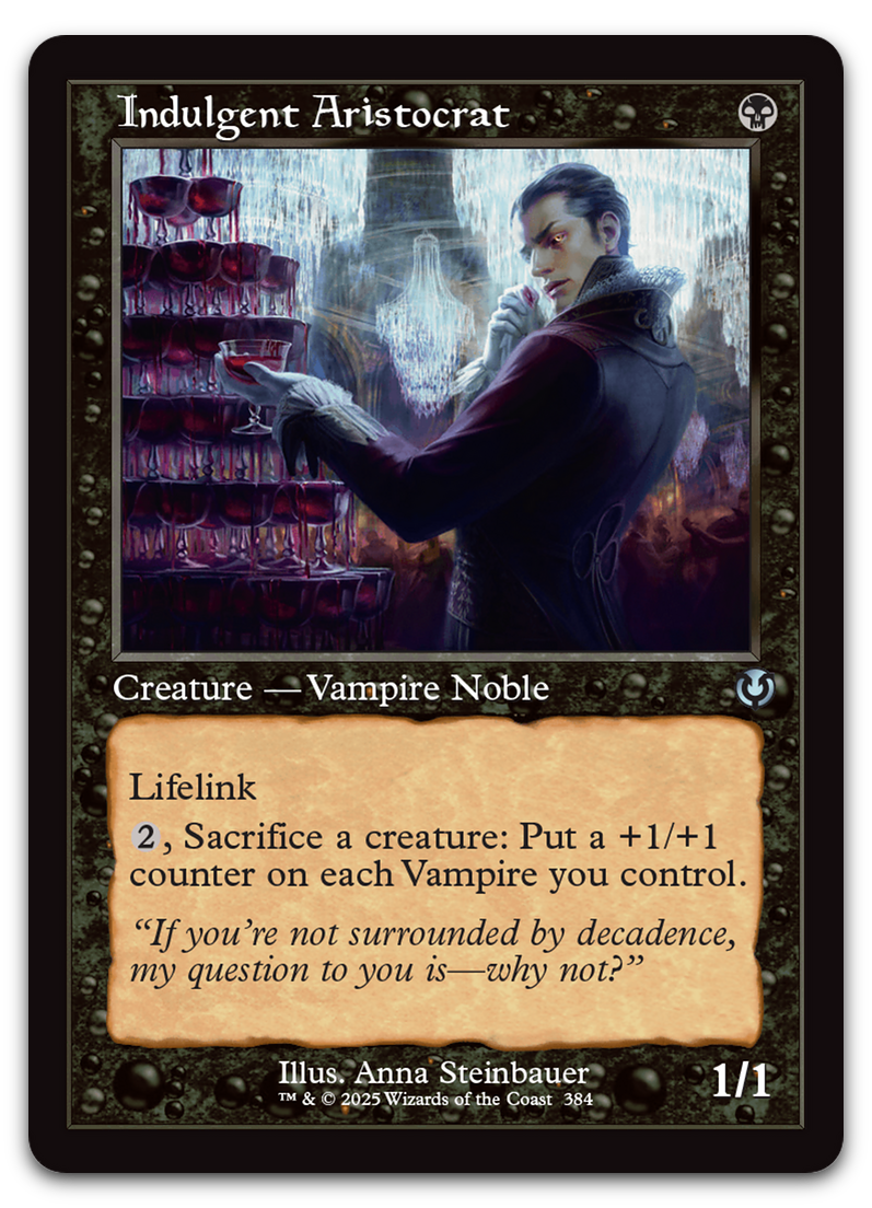 Indulgent Aristocrat (Retro Frame) (Innistrad Remastered)