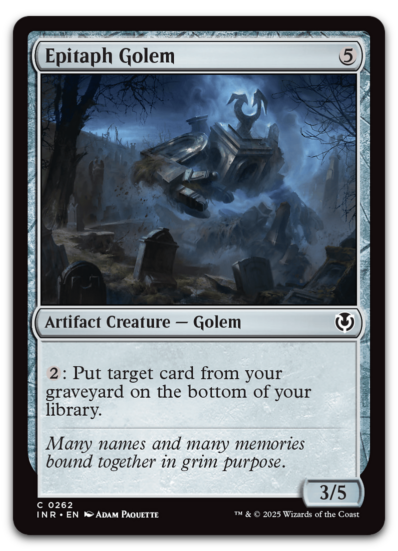 Epitaph Golem (Innistrad Remastered)