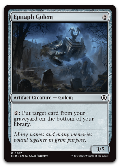 Epitaph Golem (Innistrad Remastered)
