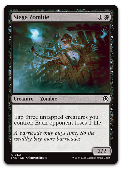 Siege Zombie (Innistrad Remastered)