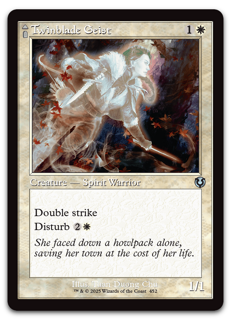 Twinblade Geist (Retro Frame) (Innistrad Remastered)