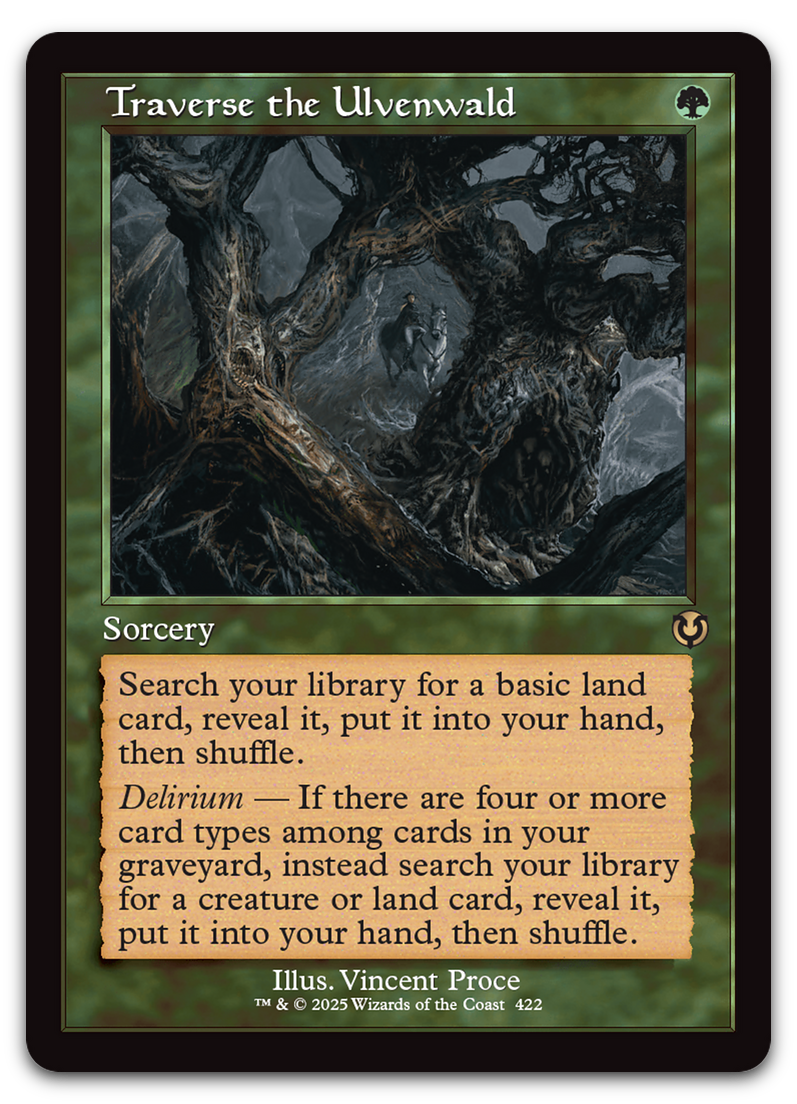 Traverse the Ulvenwald (Retro Frame) (Innistrad Remastered)