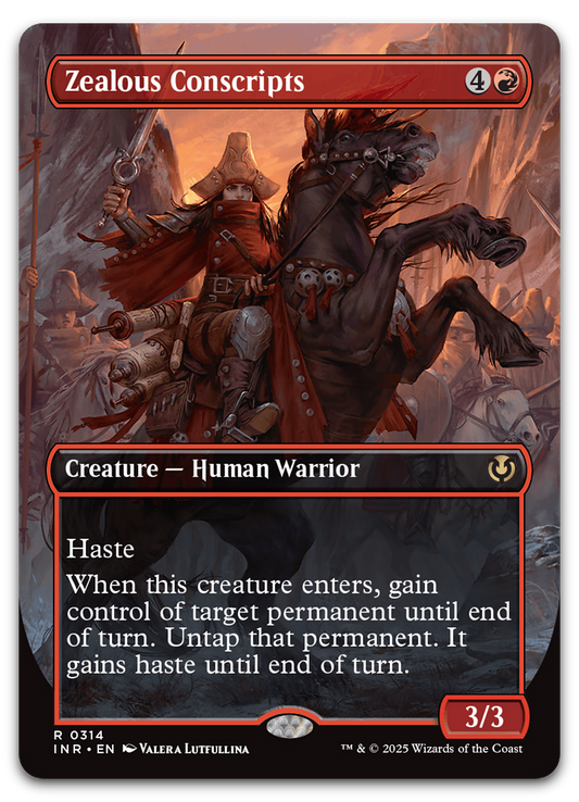 Zealous Conscripts (Borderless) (Innistrad Remastered)