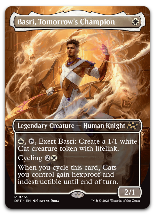 Basri, Tomorrow's Champion (Borderless) (Aetherdrift)