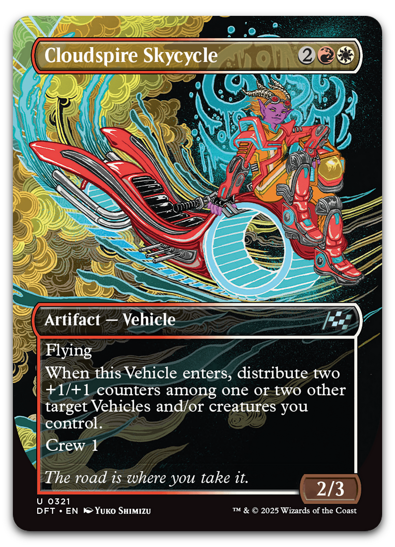 Cloudspire Skycycle (Borderless) (Aetherdrift)