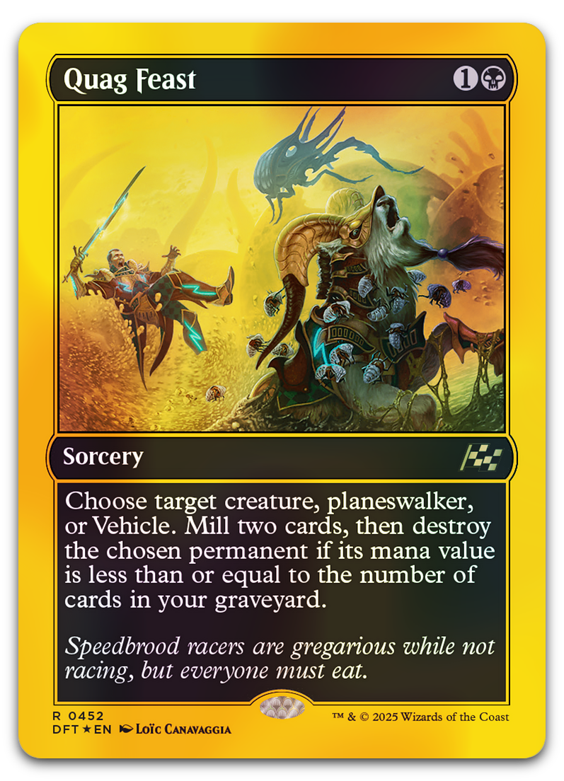 Quag Feast (First-Place Foil) (Aetherdrift)