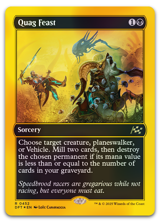 Quag Feast (First-Place Foil) (Aetherdrift)