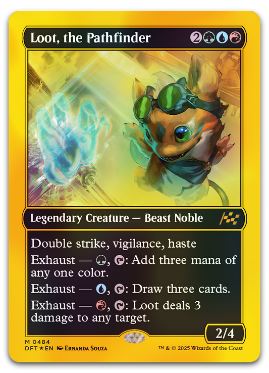Loot, the Pathfinder (First-Place Foil) (Aetherdrift)