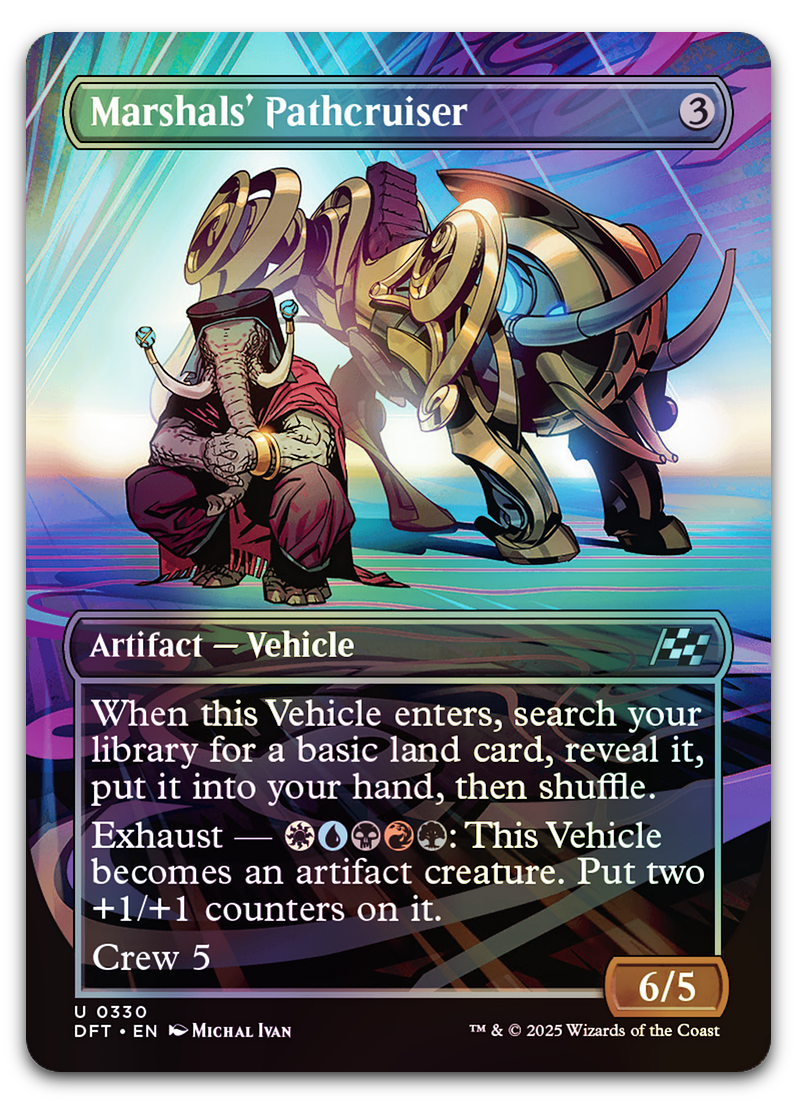 Marshals' Pathcruiser (Borderless) (Aetherdrift)