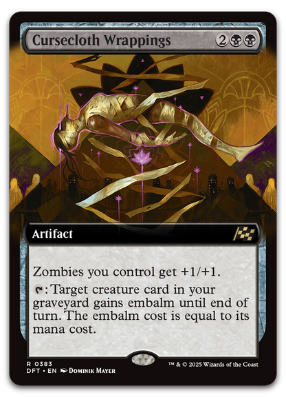 Cursecloth Wrappings (Extended Art) (Aetherdrift)