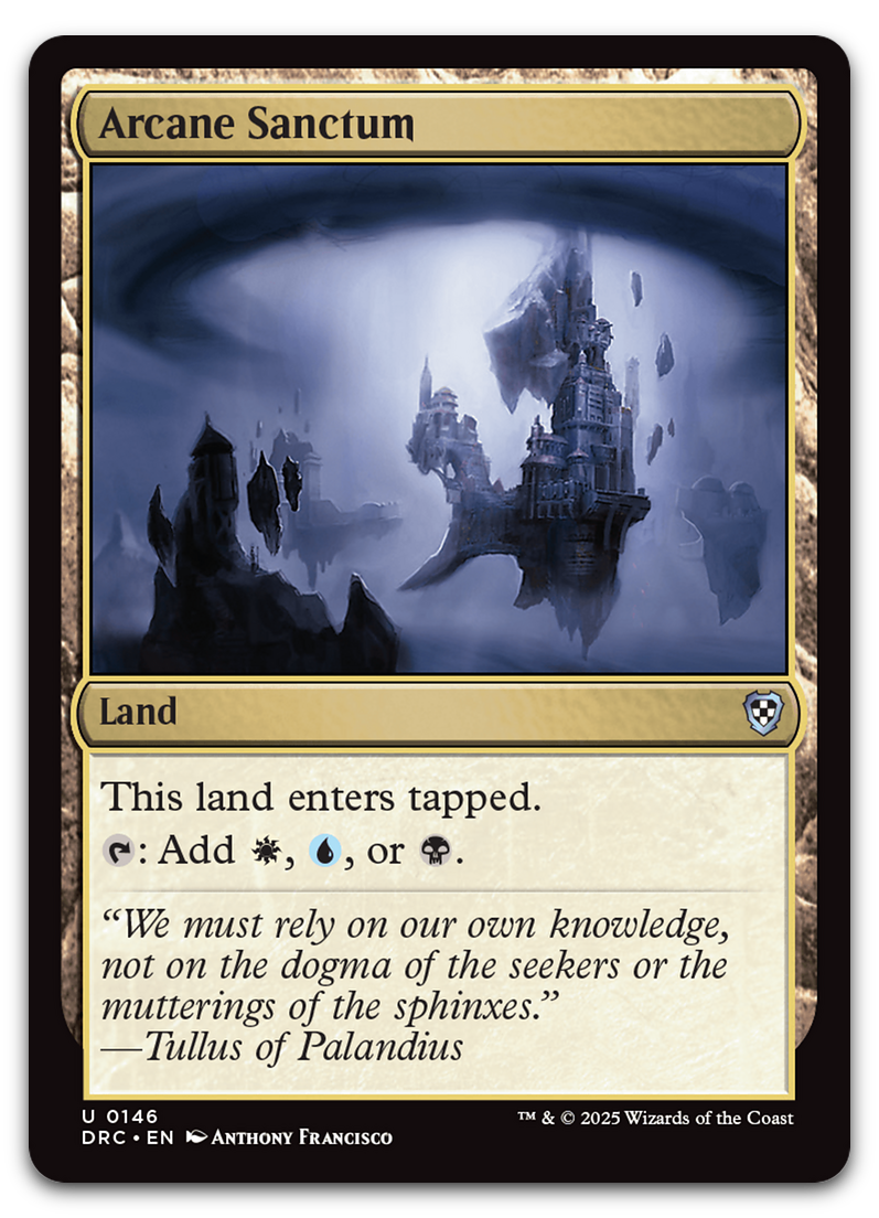 Arcane Sanctum (Commander: Aetherdrift)