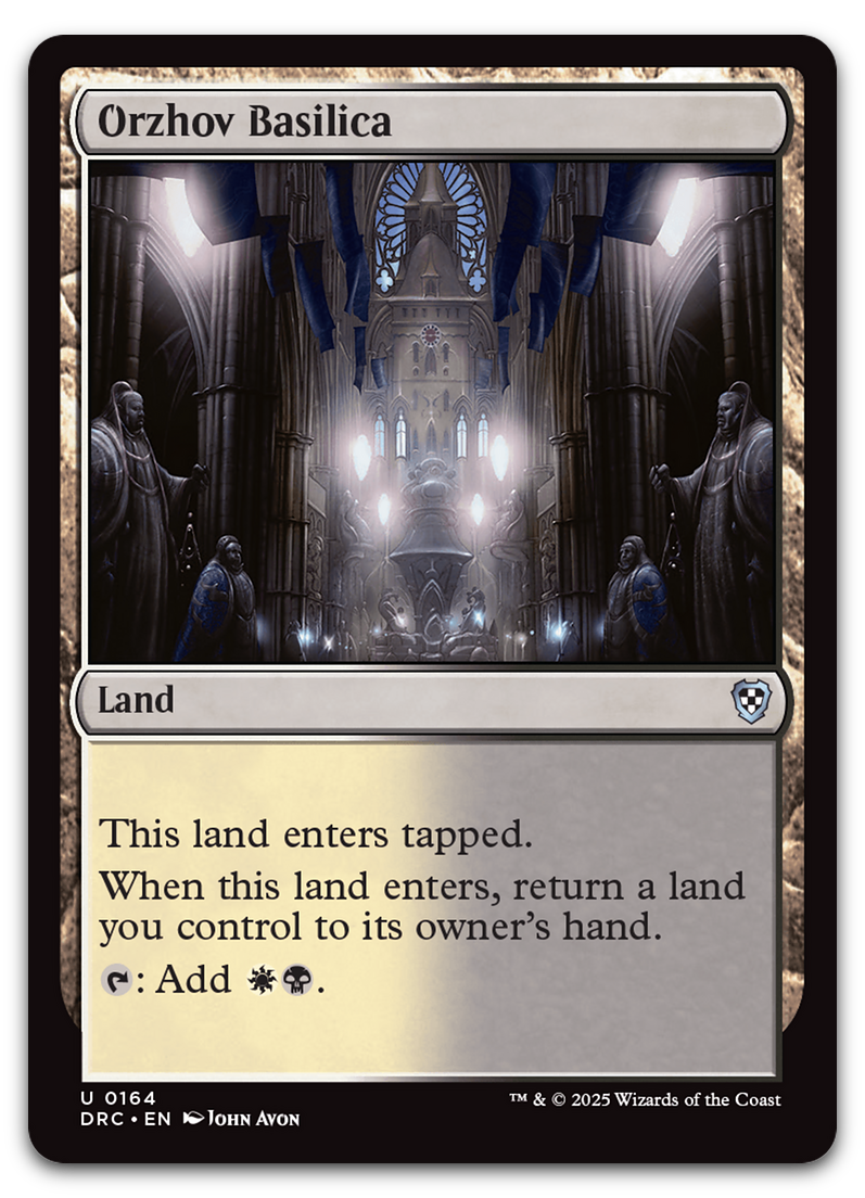 Orzhov Basilica (Commander: Aetherdrift)