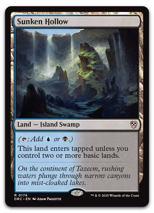 Sunken Hollow (Commander: Aetherdrift)