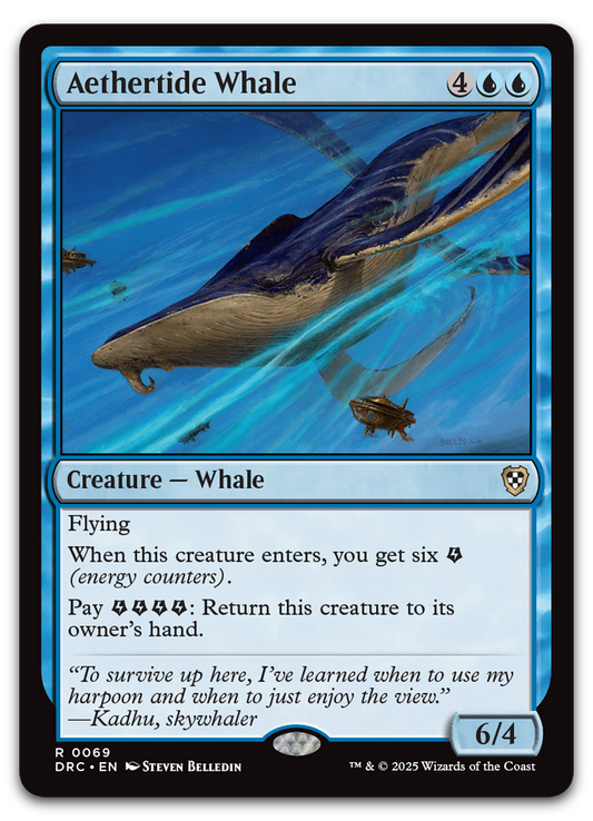 Aethertide Whale (Commander: Aetherdrift)