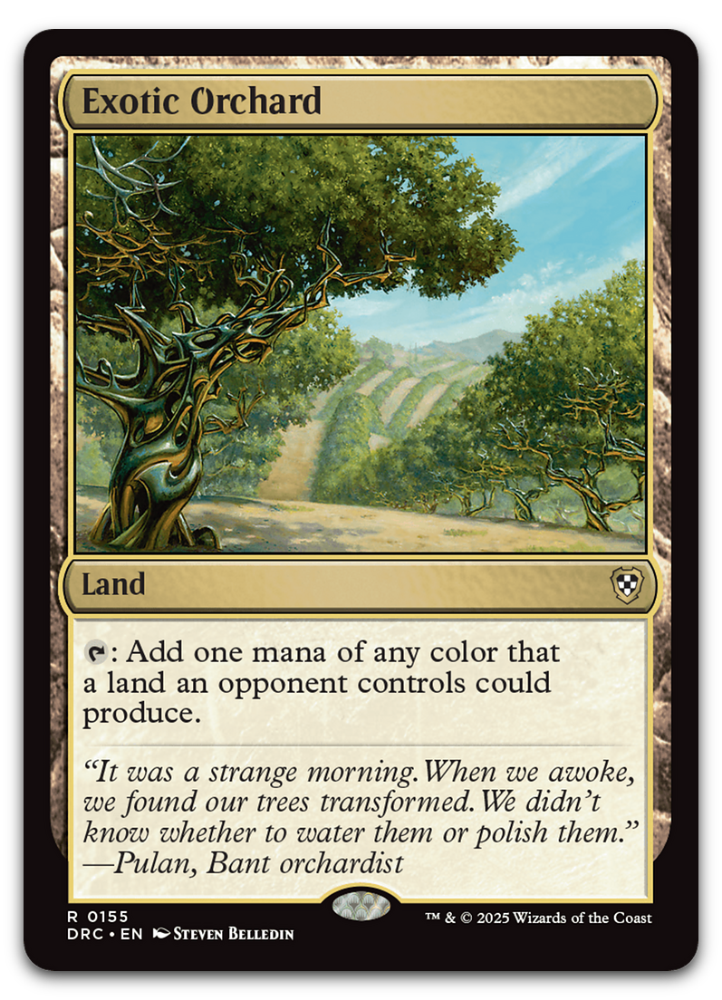 Exotic Orchard (Commander: Aetherdrift)