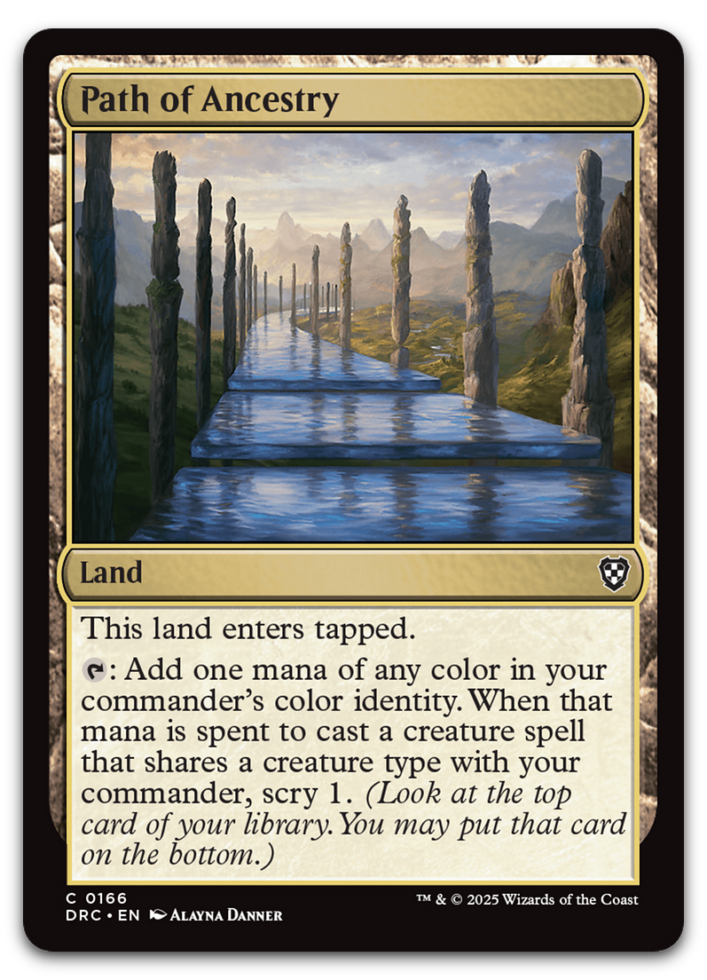 Path of Ancestry (0166) (Commander: Aetherdrift)