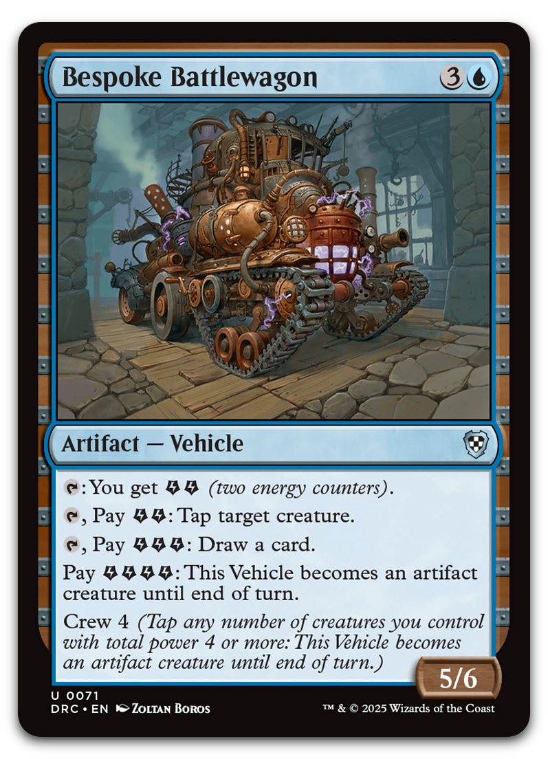 Bespoke Battlewagon (Commander: Aetherdrift)