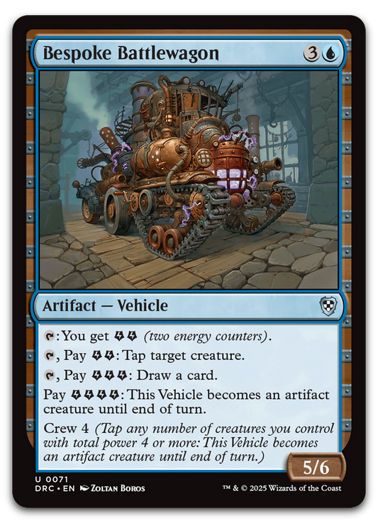 Bespoke Battlewagon (Commander: Aetherdrift)