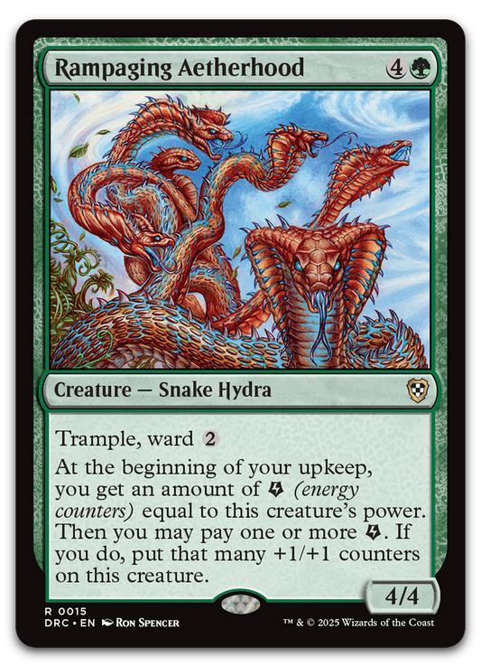 Rampaging Aetherhood (Commander: Aetherdrift)