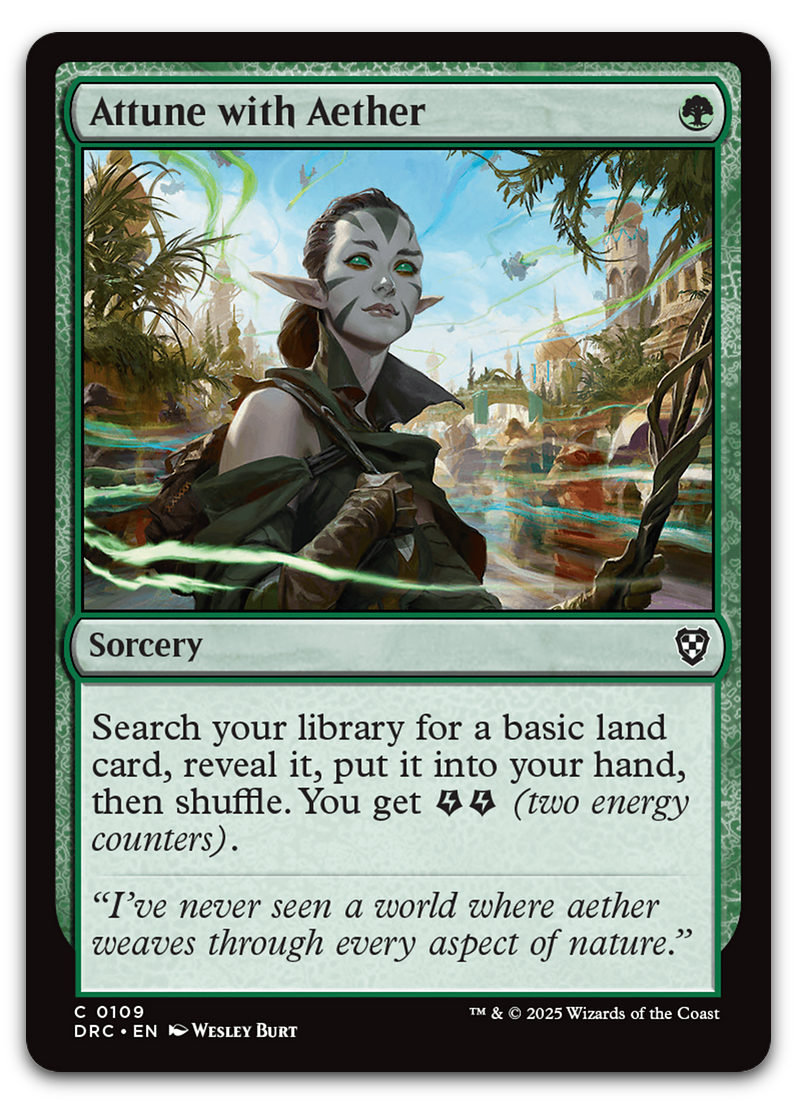 Attune with Aether (Commander: Aetherdrift)