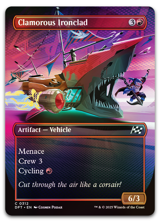 Clamorous Ironclad (Borderless) (Aetherdrift)