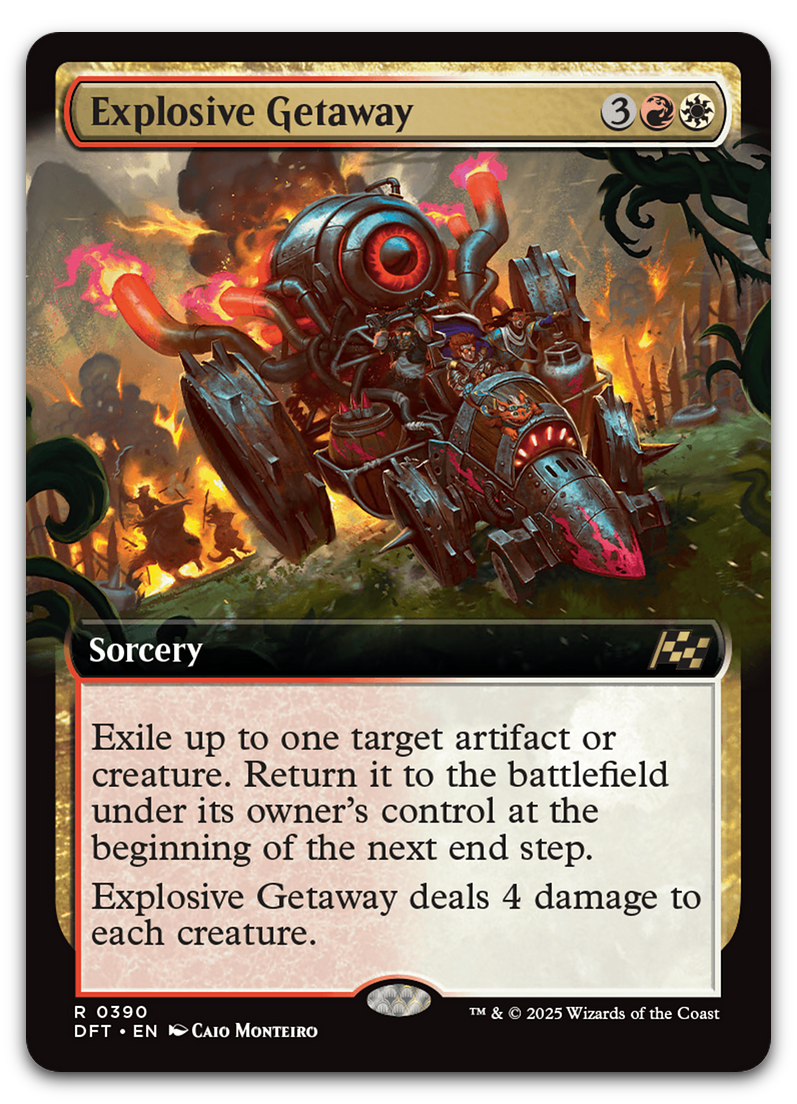 Explosive Getaway (Extended Art) (Aetherdrift)