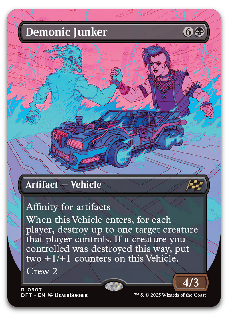 Demonic Junker (Borderless) (Aetherdrift)