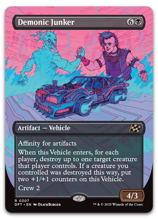 Demonic Junker (Borderless) (Aetherdrift)