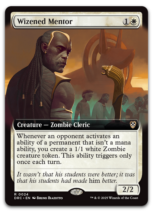Wizened Mentor (Extended Art) (Commander: Aetherdrift)