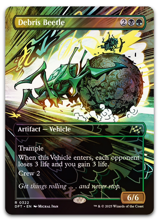 Debris Beetle (Borderless) (Aetherdrift)