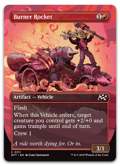 Burner Rocket (Borderless) (Aetherdrift)
