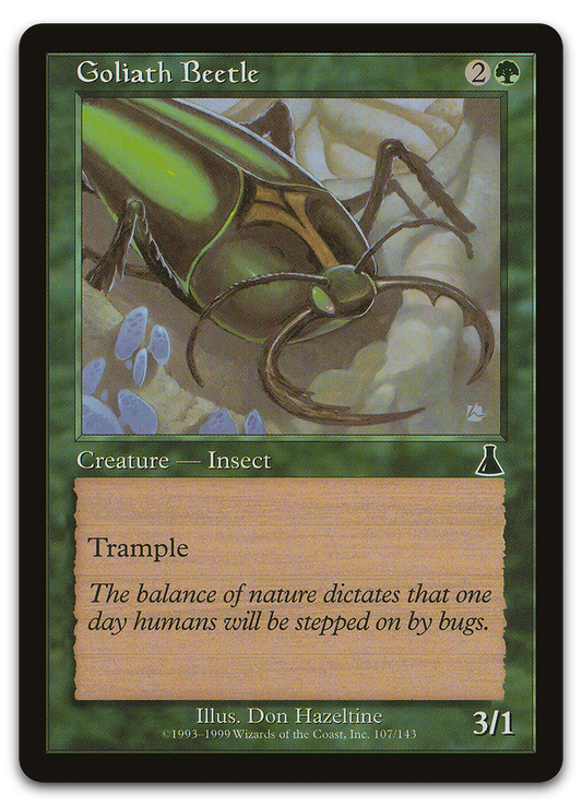 Goliath Beetle (Urza's Destiny)