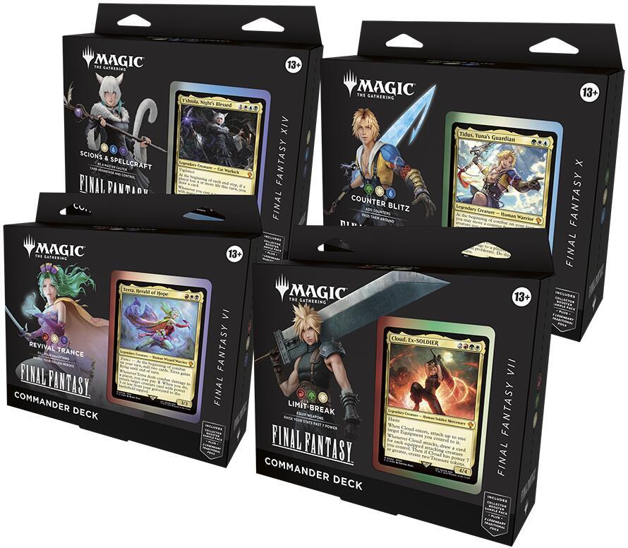 Final Fantasy Commander Deck Case (set of 4)